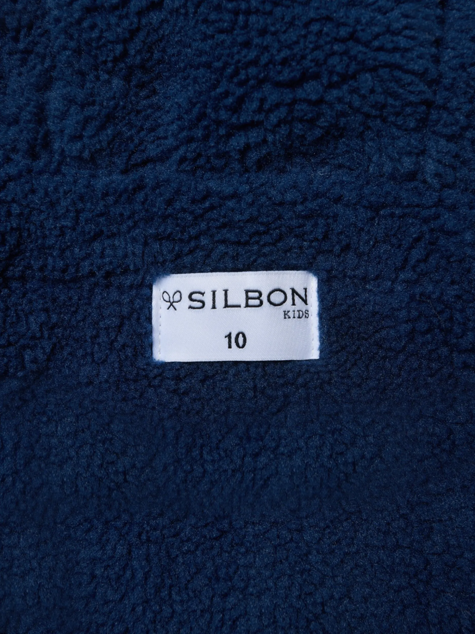 Abrigo kids capucha bolsillos azul marino