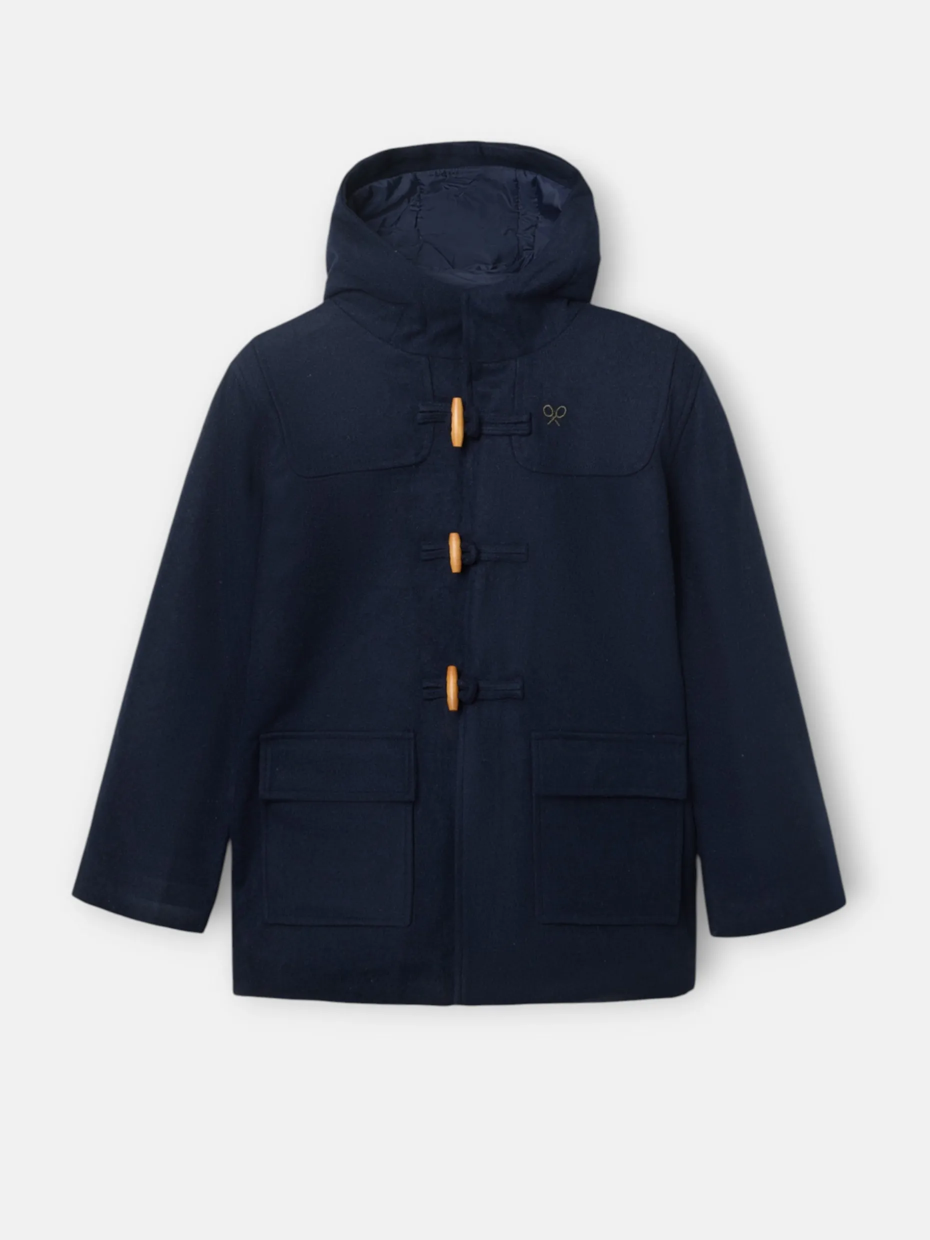 Abrigo kids clasico azul marino