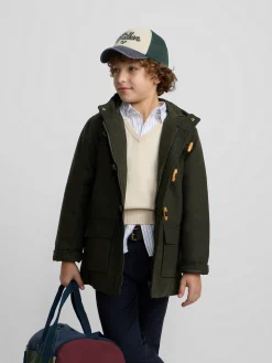 Abrigo kids clasico verde