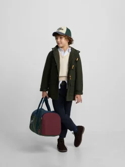 Abrigo kids clasico verde