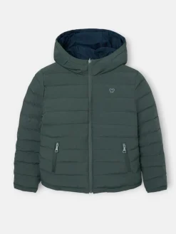 Abrigo kids reversible marino verde