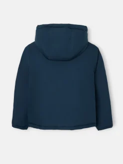 Abrigo kids reversible marino verde