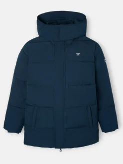 Abrigo largo acolchado kids azul marino