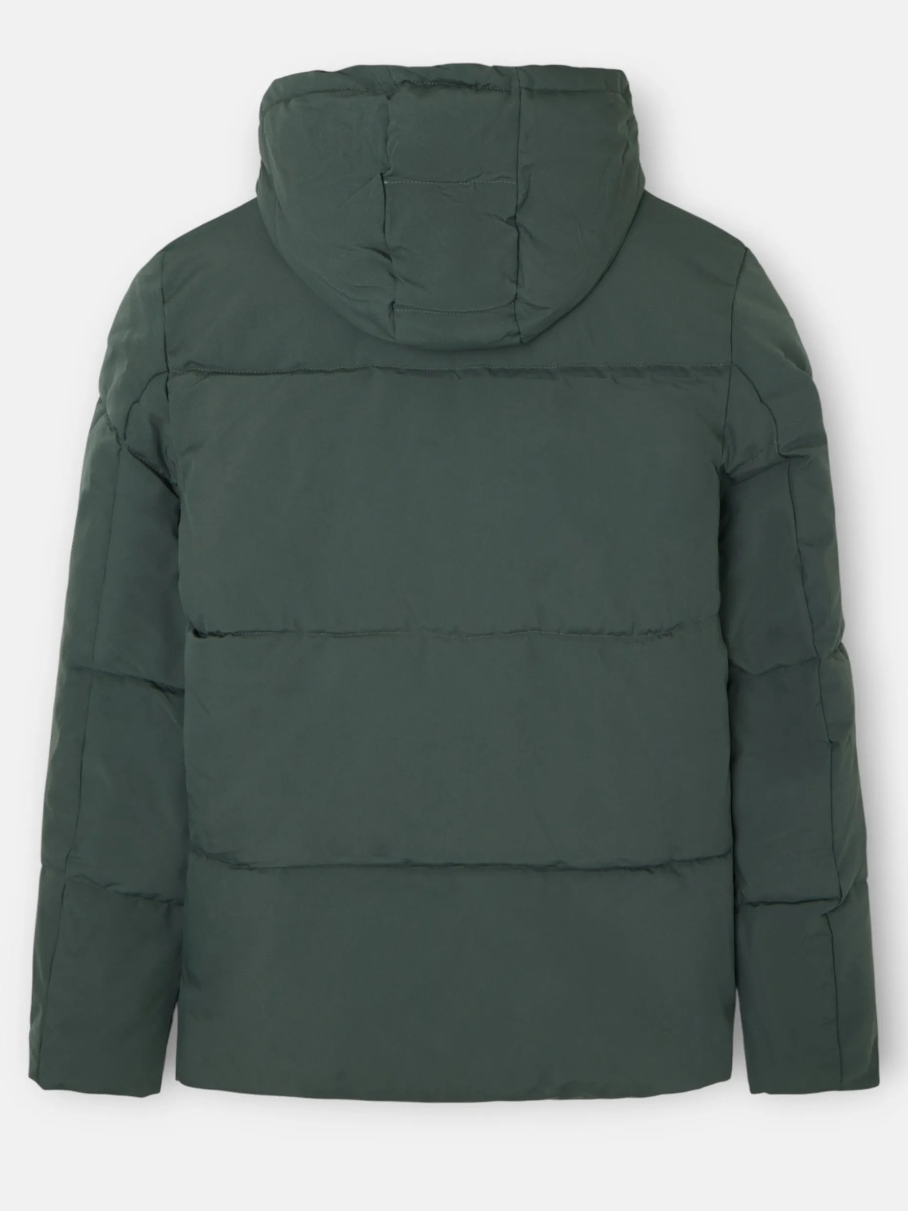 Abrigo tecnico capucha warm verde