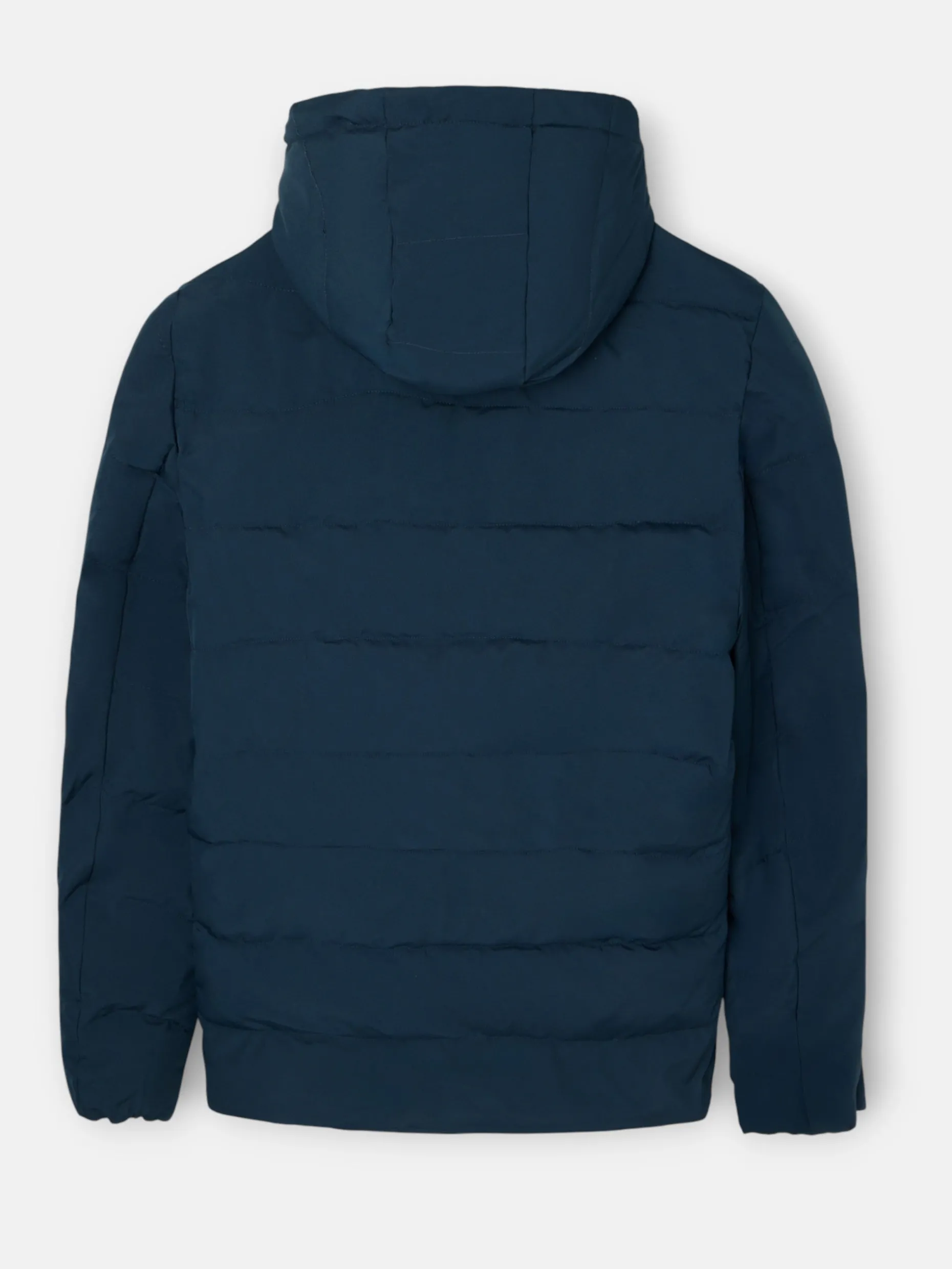 Abrigo tecnico reversible capucha gris marino