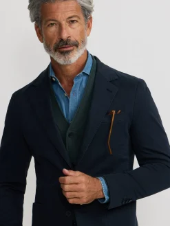 Americana casual azul marino