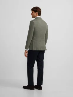 Americana casual cruzada verde