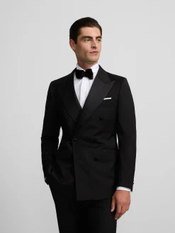 Americana esmoquin cruzado classic negro