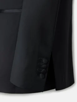 Americana esmoquin cruzado classic negro