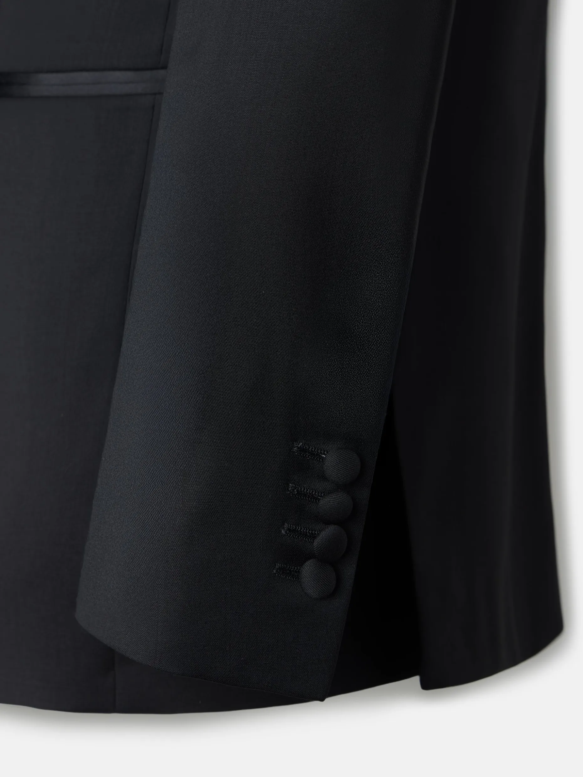 Americana esmoquin cruzado classic negro