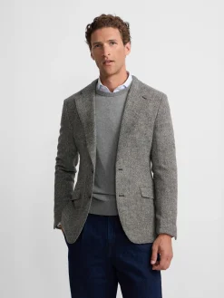 Americana espiga gris