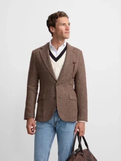 Americana espiga marron