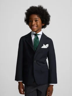 Americana kids clasica lisa azul marino