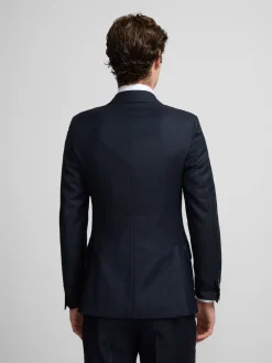 Americana suit ojo de perdiz navy