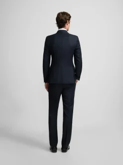 Americana suit ojo de perdiz navy
