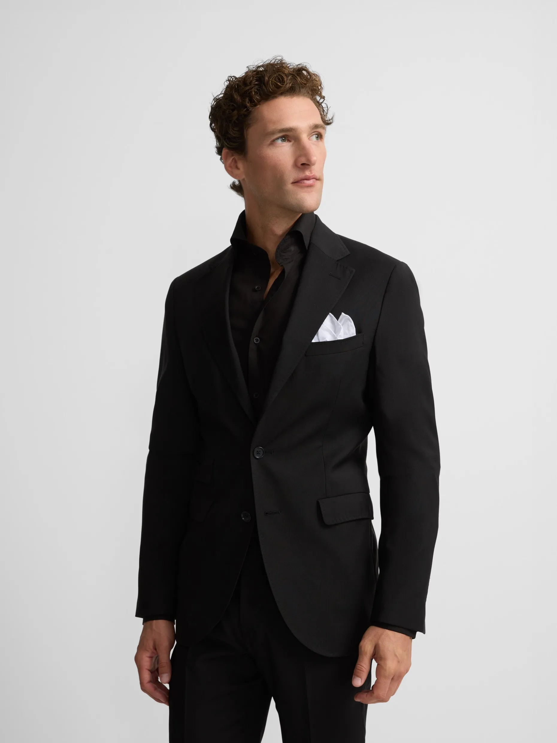 Americana traje clasico negro