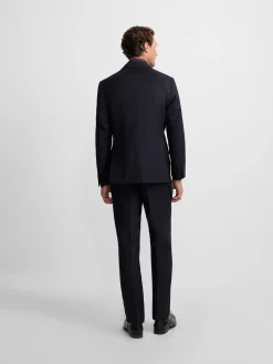 Americana traje cruzado stretch navy