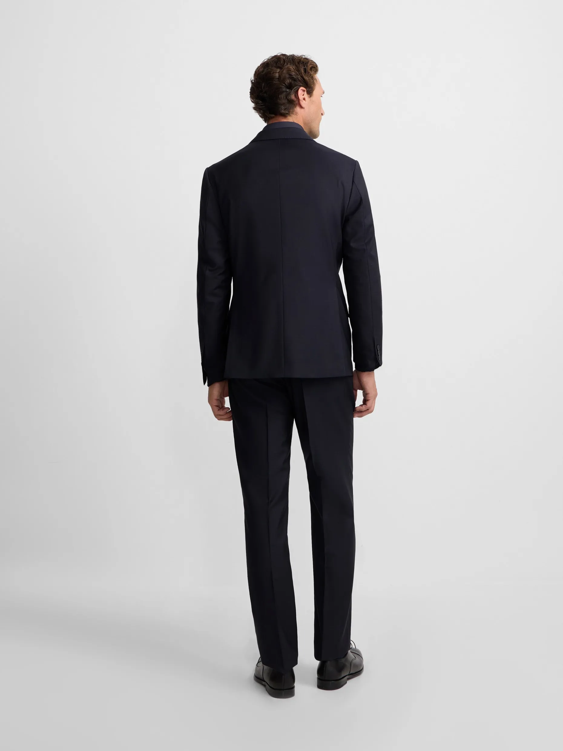 Americana traje cruzado stretch navy