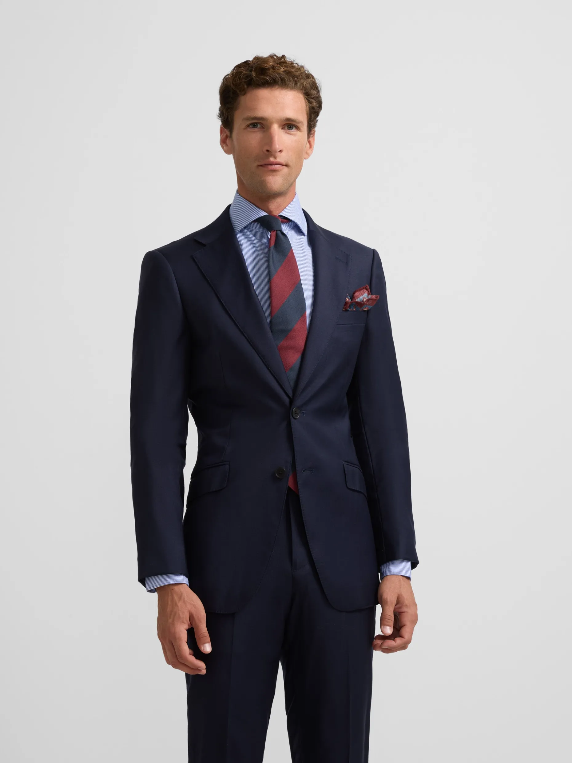 Americana traje essential azul medio