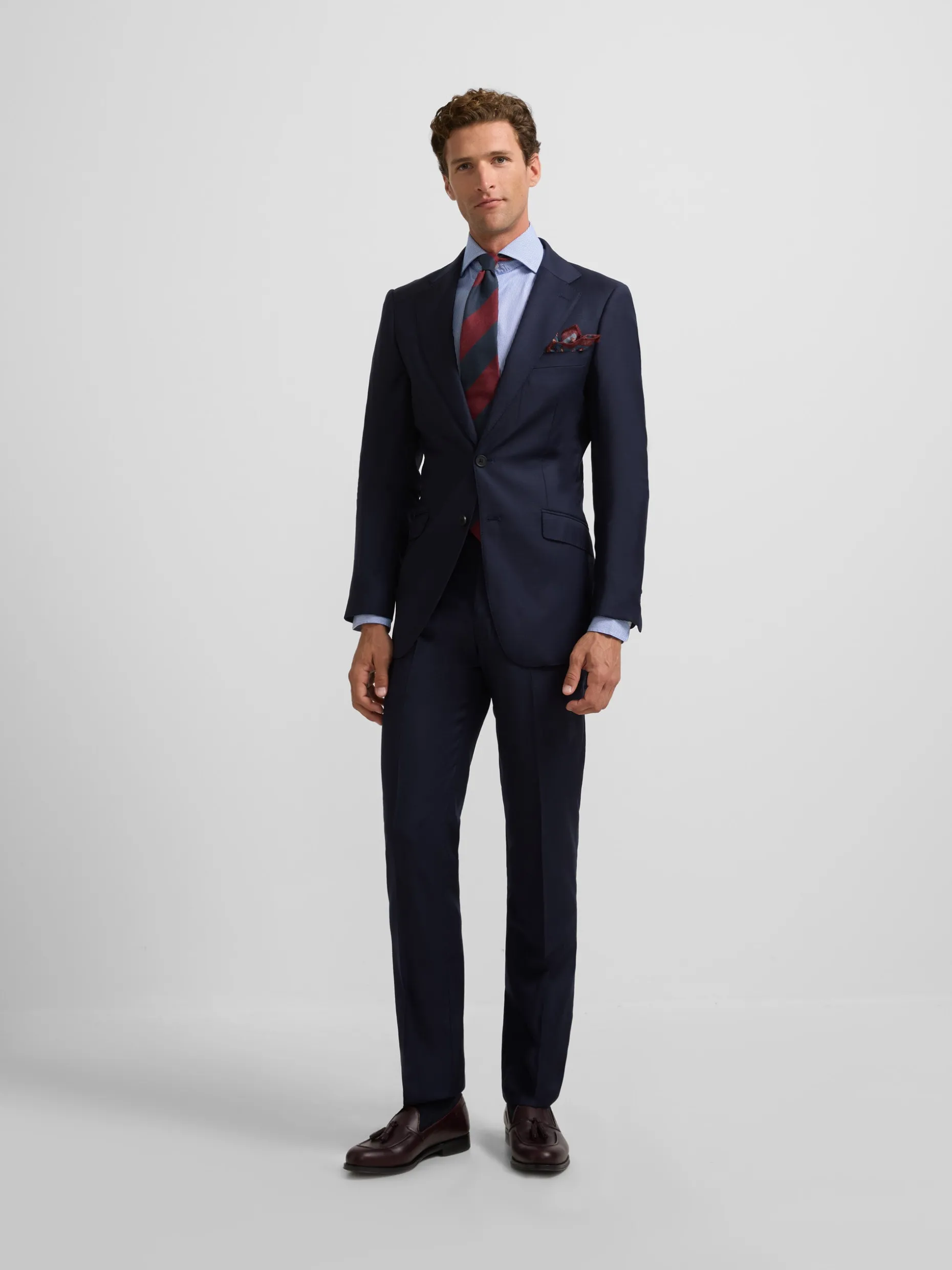 Americana traje essential azul medio