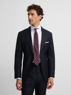 Americana traje estructura azul marino
