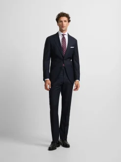 Americana traje estructura azul marino