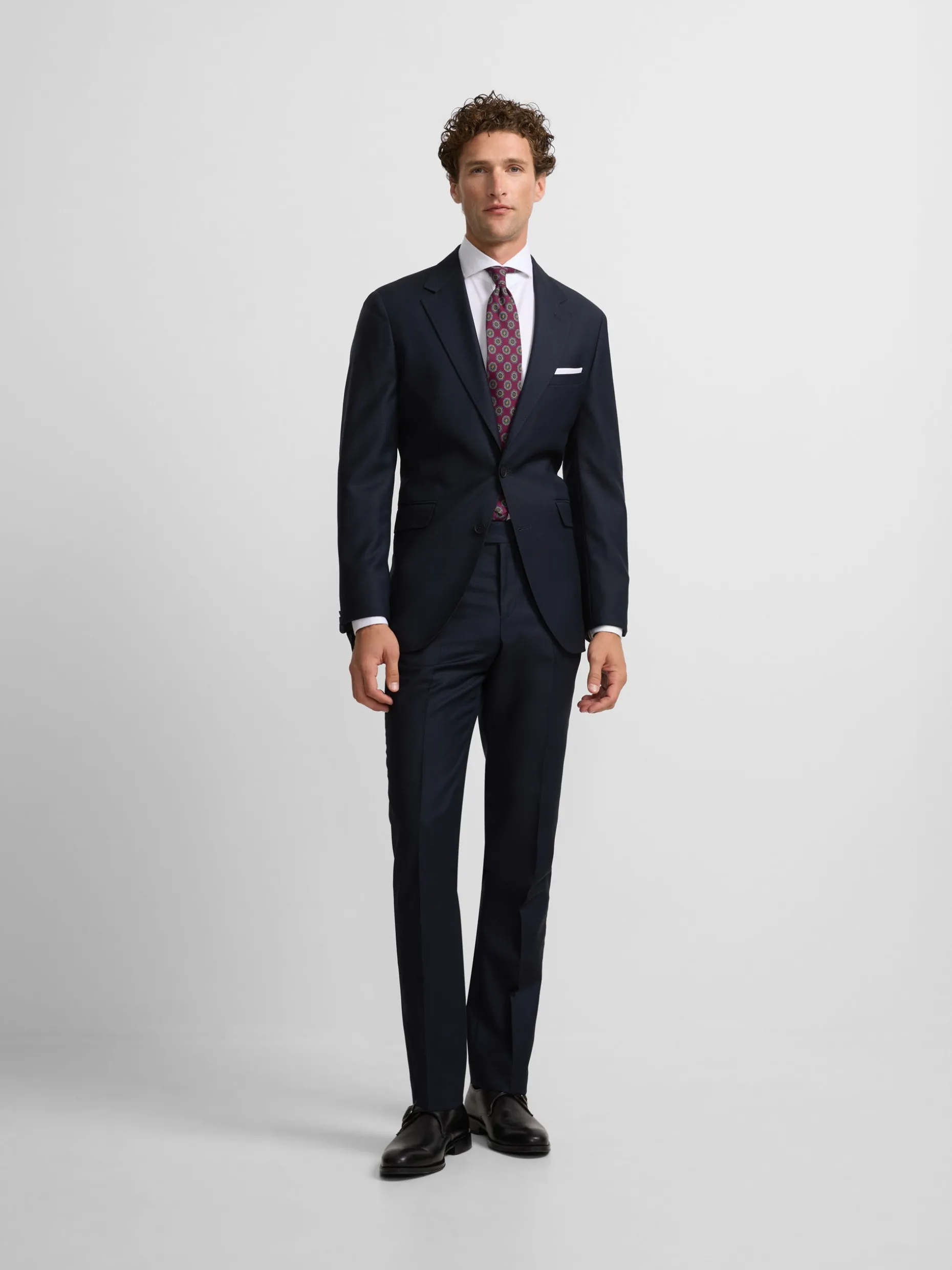 Americana traje estructura azul marino