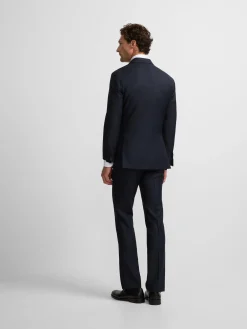 Americana traje estructura azul marino