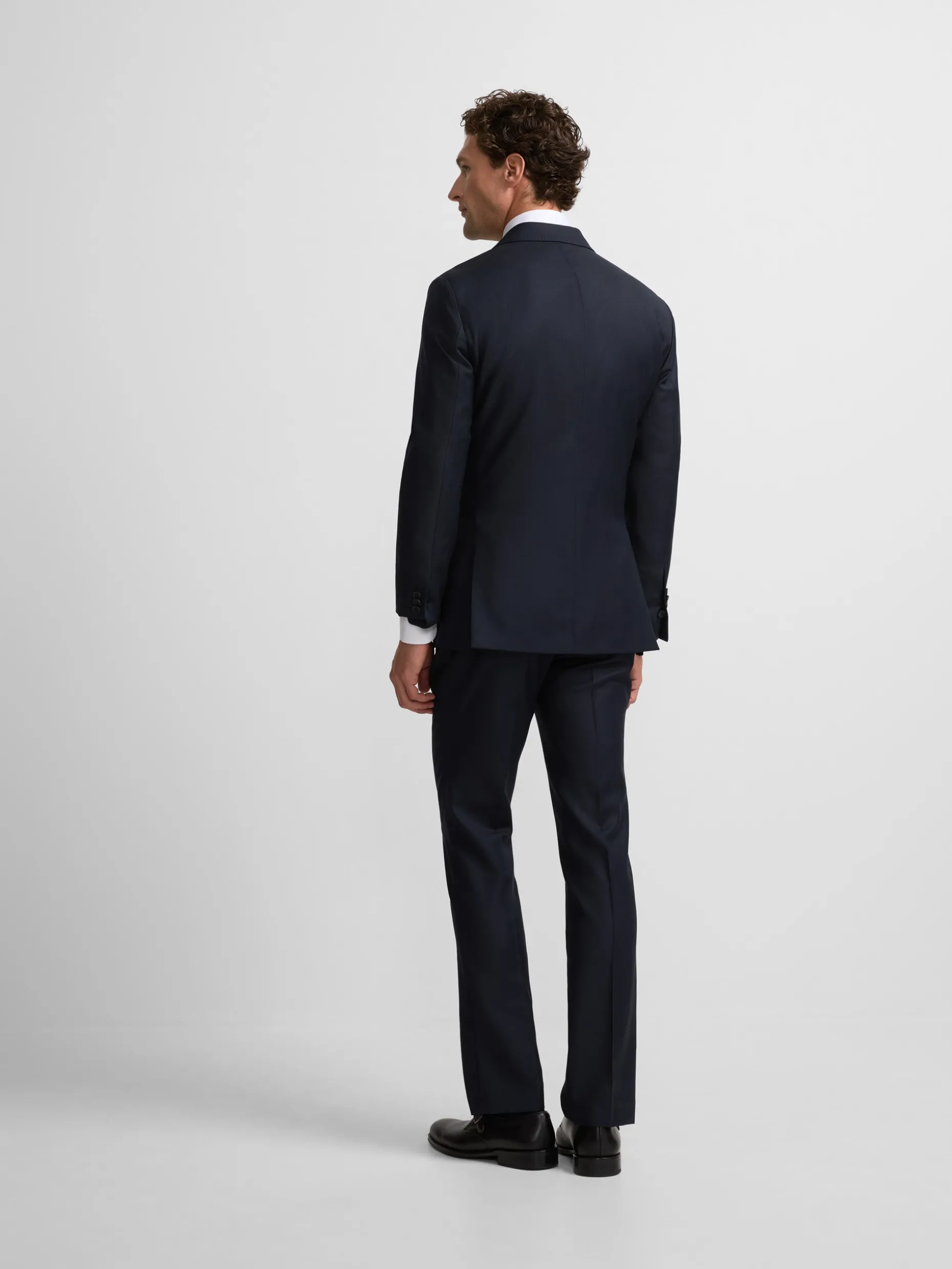 Americana traje estructura azul marino