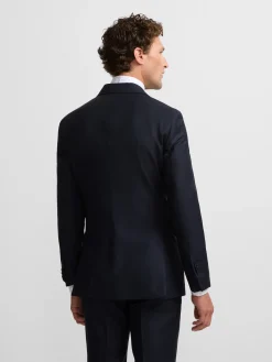 Americana traje estructura azul marino