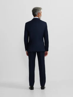 Americana traje natural stretch azul claro