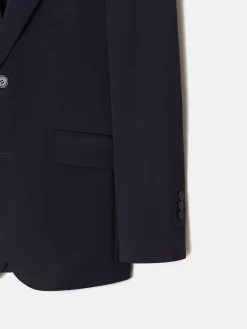 Americana traje natural stretch azul claro