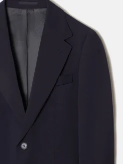 Americana traje natural stretch azul claro