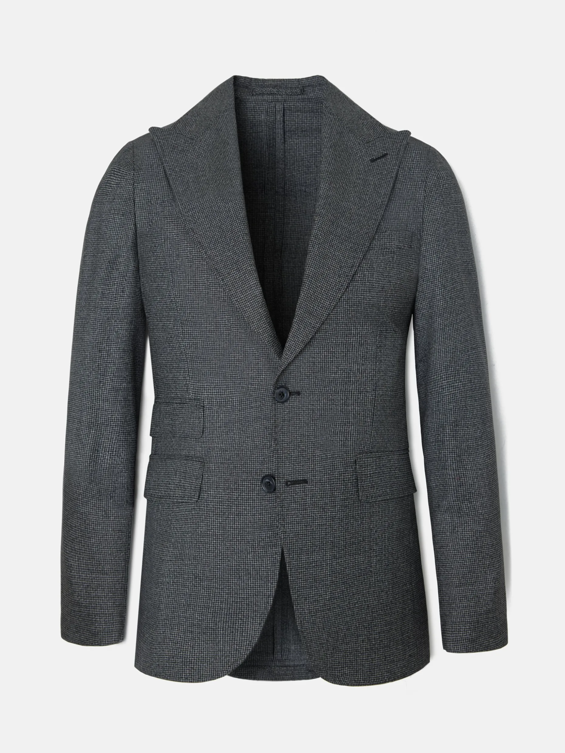 Americana traje pata de gallo gris
