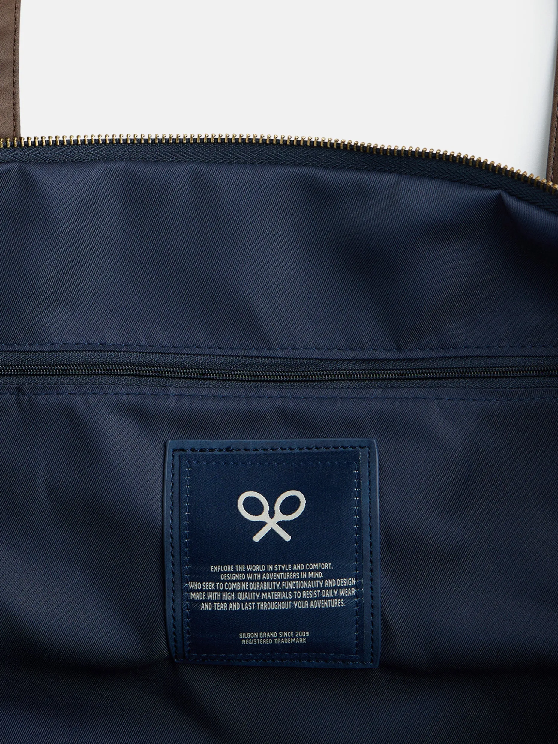 Bolsa de viaje clasica azul marino