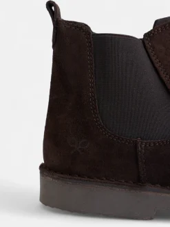 Bota kids chelsea serraje marron