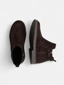 Bota kids chelsea serraje marron