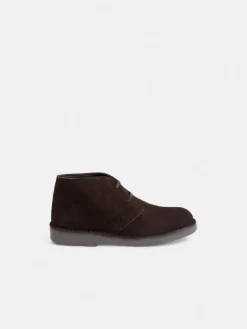 Bota kids cordones marron