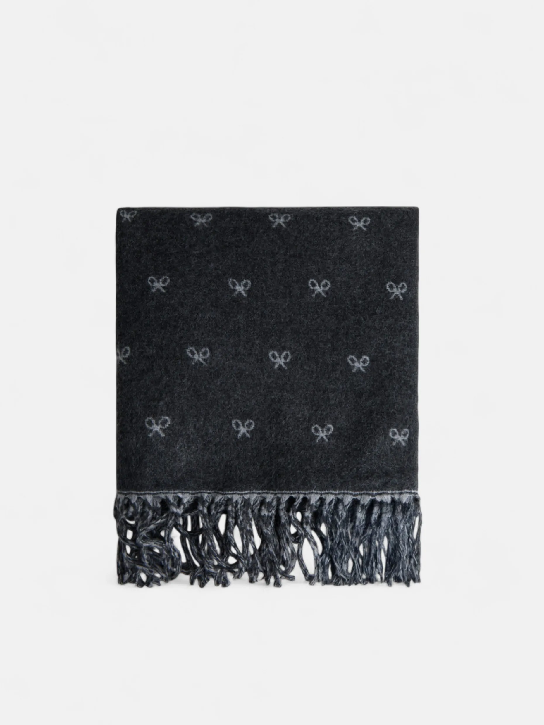 Bufanda raquetas gris