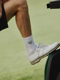 Calcetin Beltran Lozano High Golf blanco