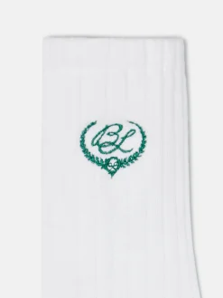 Calcetin Beltran Lozano High Golf blanco