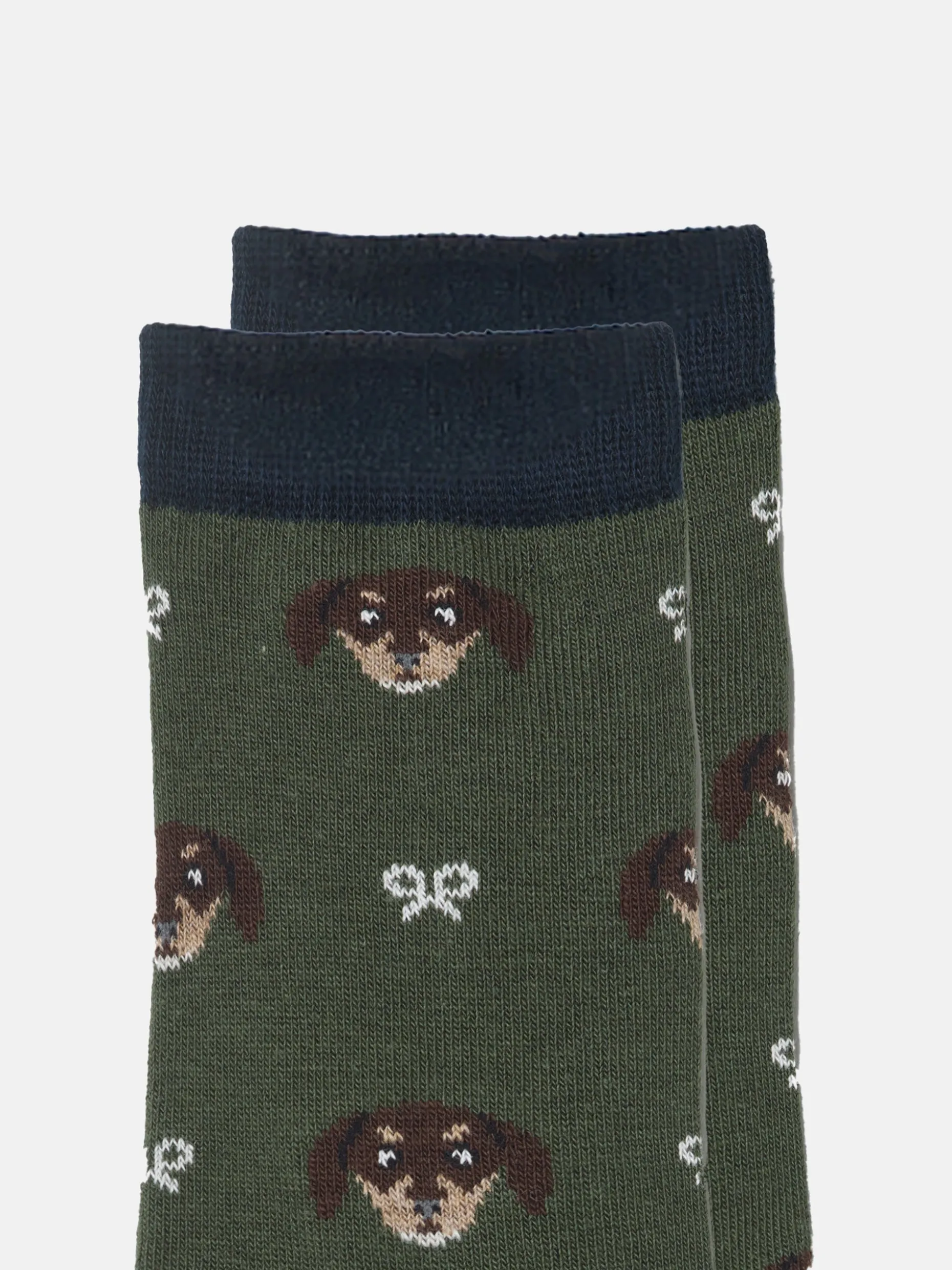 Calcetin kids dog verde