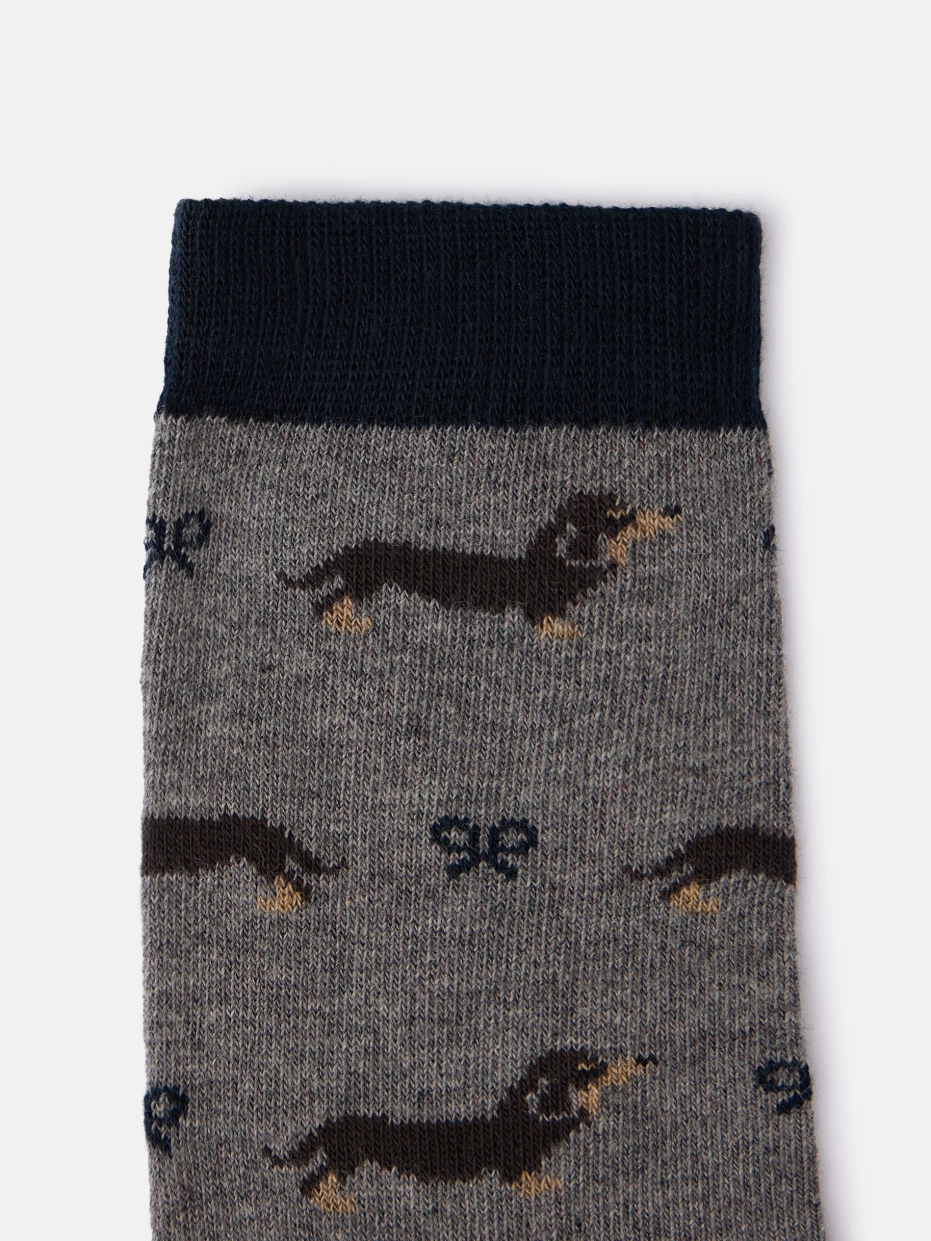 Calcetin kids silbon doggy gris
