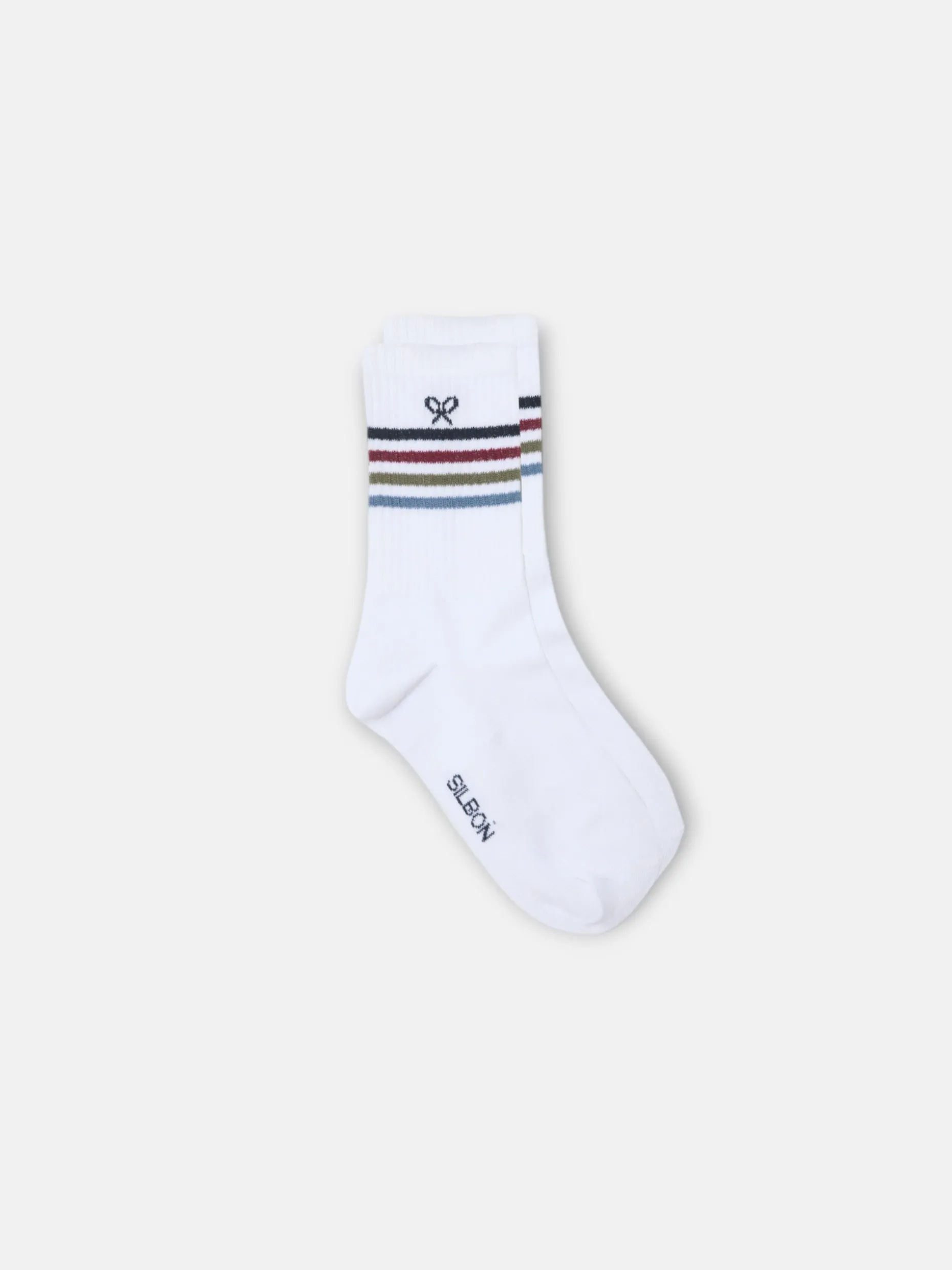 Calcetin kids sport rayas colores
