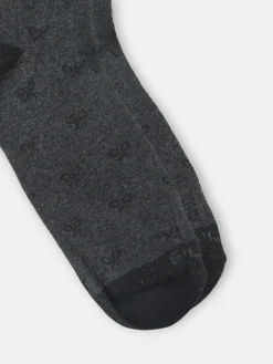 Calcetin multiraquetas gris oscuro