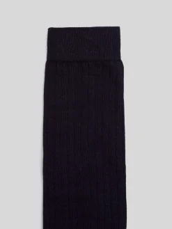 Calcetin tailoring azul marino