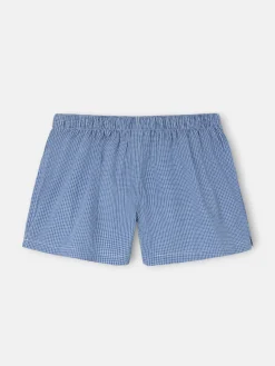 Calzoncillo cuadros azul marino