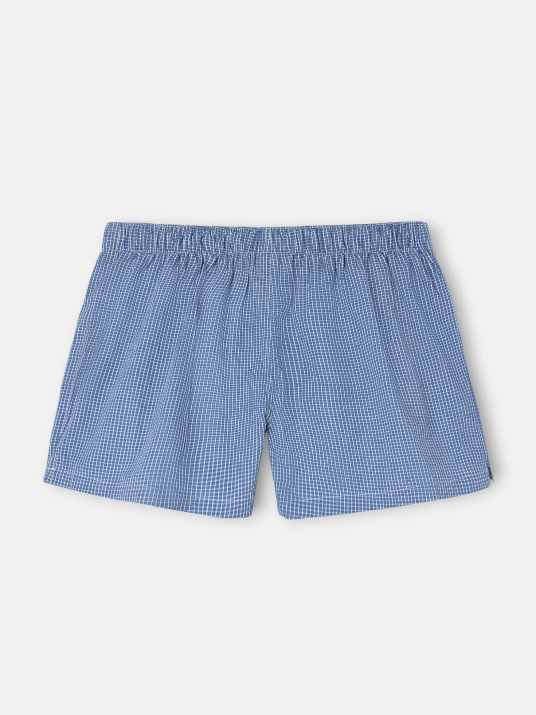 Calzoncillo cuadros azul marino