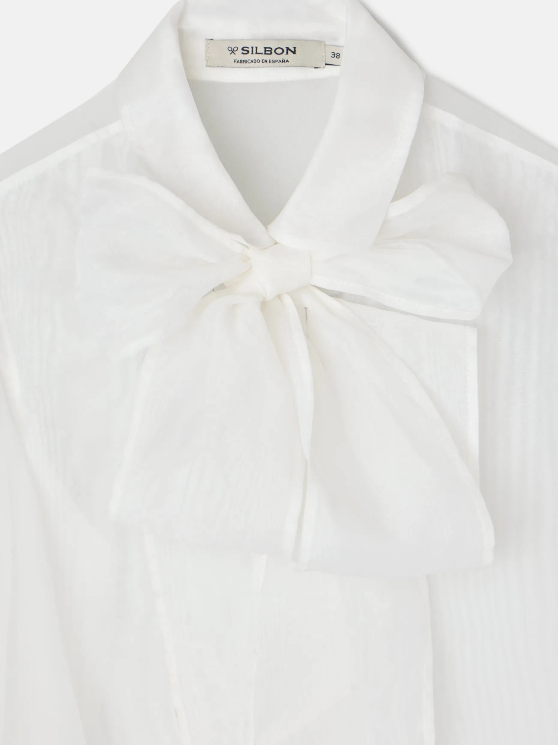 Camisa CaprileXSilbon organza blanca