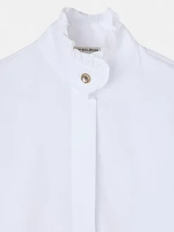 Camisa detalle puño blanca